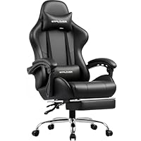 Amazon.co.jp: GTPlayer ゲーミングチェア オットマン付き デスク